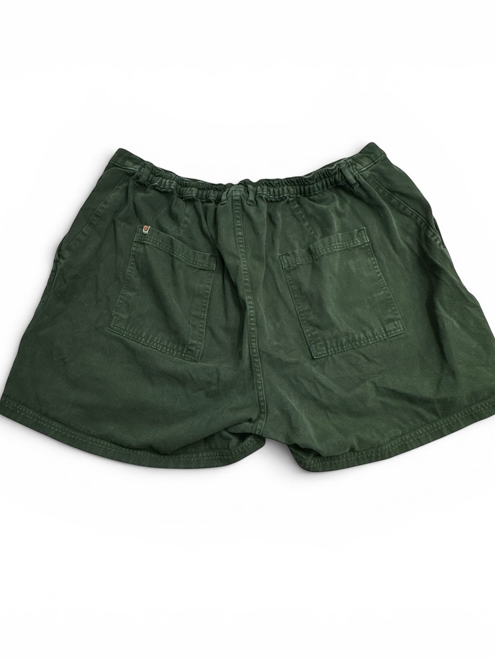 Big Bud Press Women's Work Shorts Size 2XL Green 4” Inseam Made In Los Angeles - Picture 3 of 7